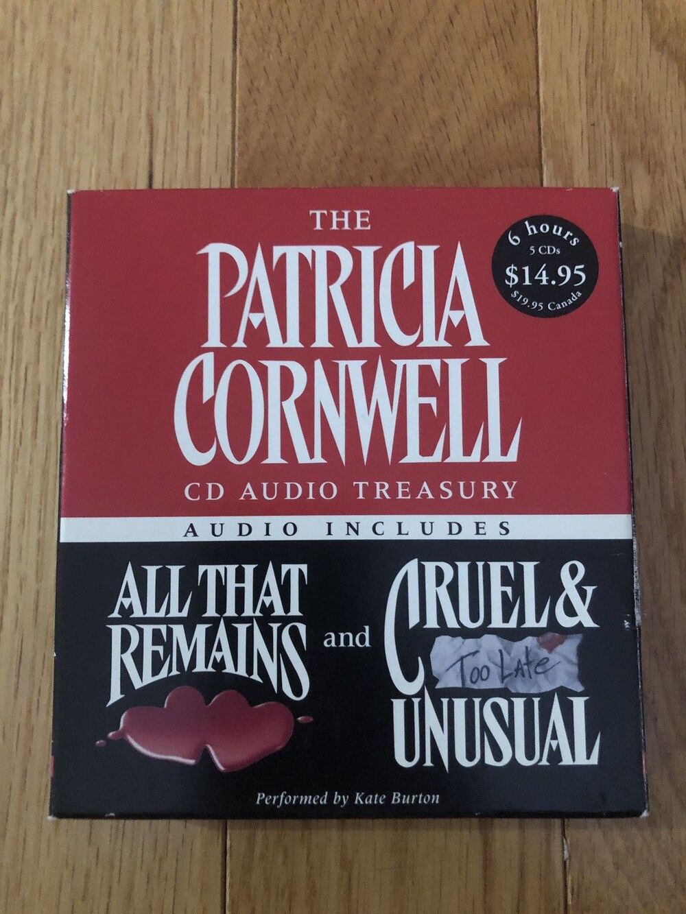 Patricia‎ Cornwell All that Remains and Cruel Unusual- Audio Book 5 CDs